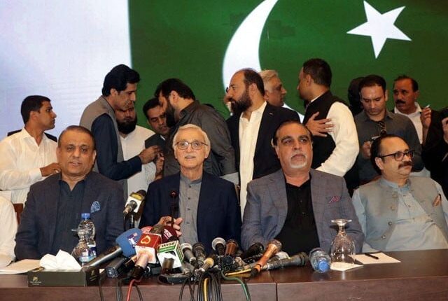 استحکام پاکستان پارٹی کا انتخابات میں کسی بھی جماعت سے الحاق نہ کرنے کا فیصلہ